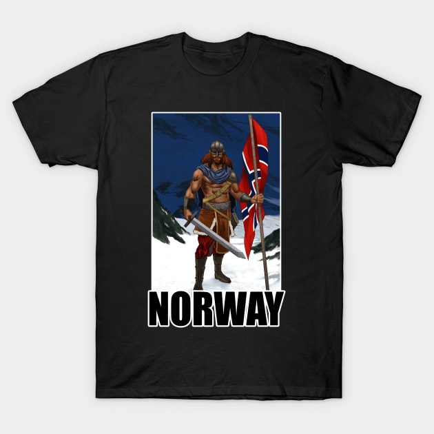 Norway Viking T-Shirt by leif71